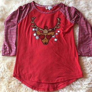 Poof Reindeer Christmas Shirt
